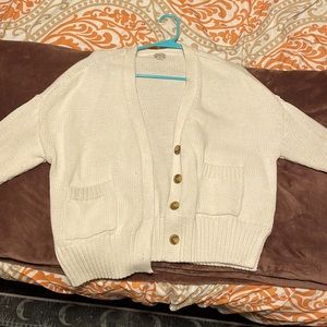 Cute White Cardigan